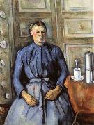 Paul Cezanne La Femme a la cafetiere oil painting reproduction